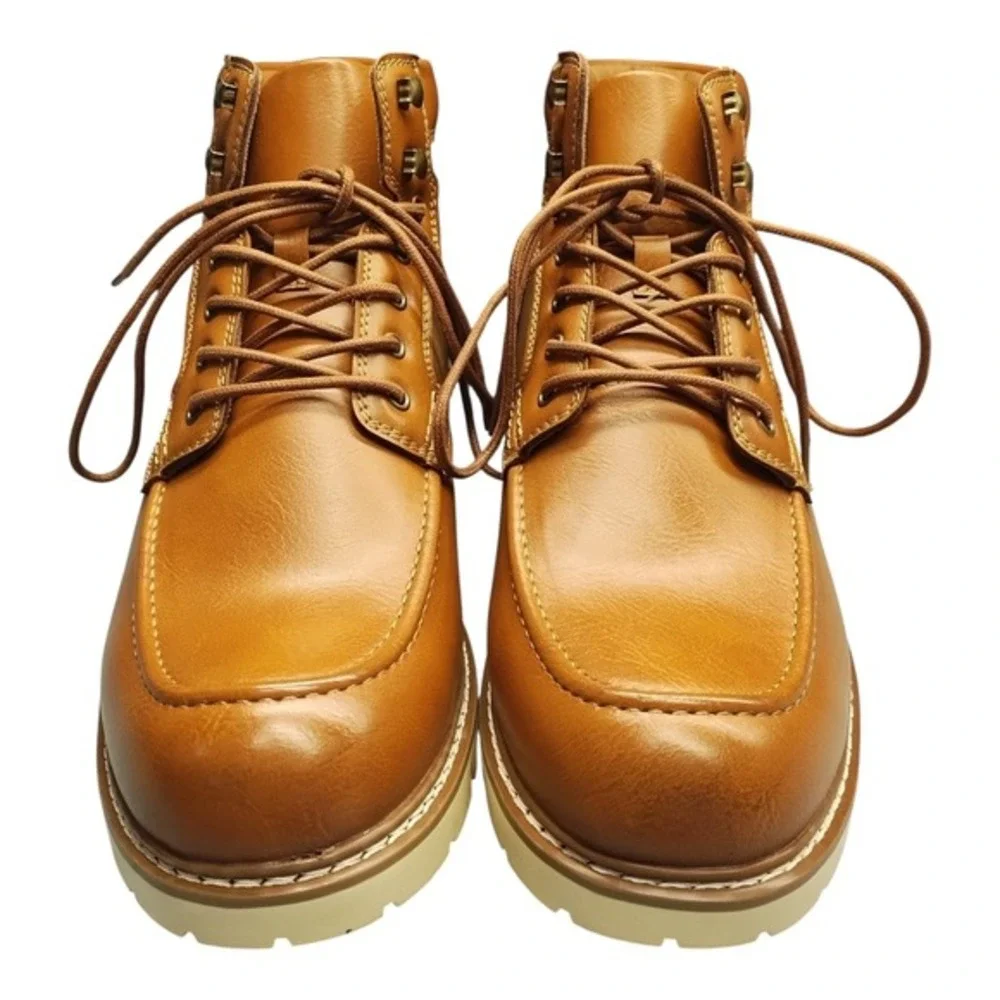 Steve Madden Bleeker Chukka Boots Mens US Size 11M Brown Comfort Moc Toe Lace Up
